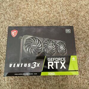 MSI - NVIDIA GeForce RTX™ 3060 VENTUS 3X 12G OC